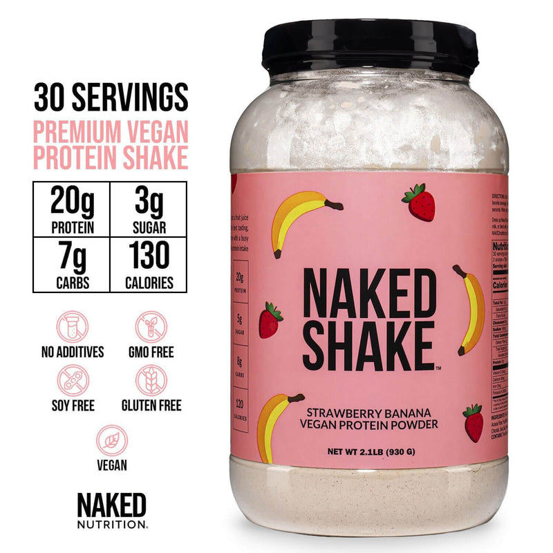 Strawberry Banana Protein Shake - Strawberry Banana